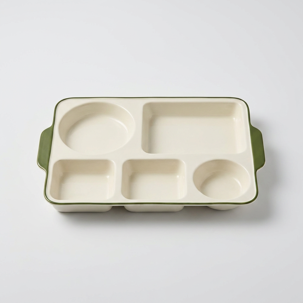 메종오브제 로렌스 런던 도자기 식판, 블루베어, 27.3x21cm, 1개