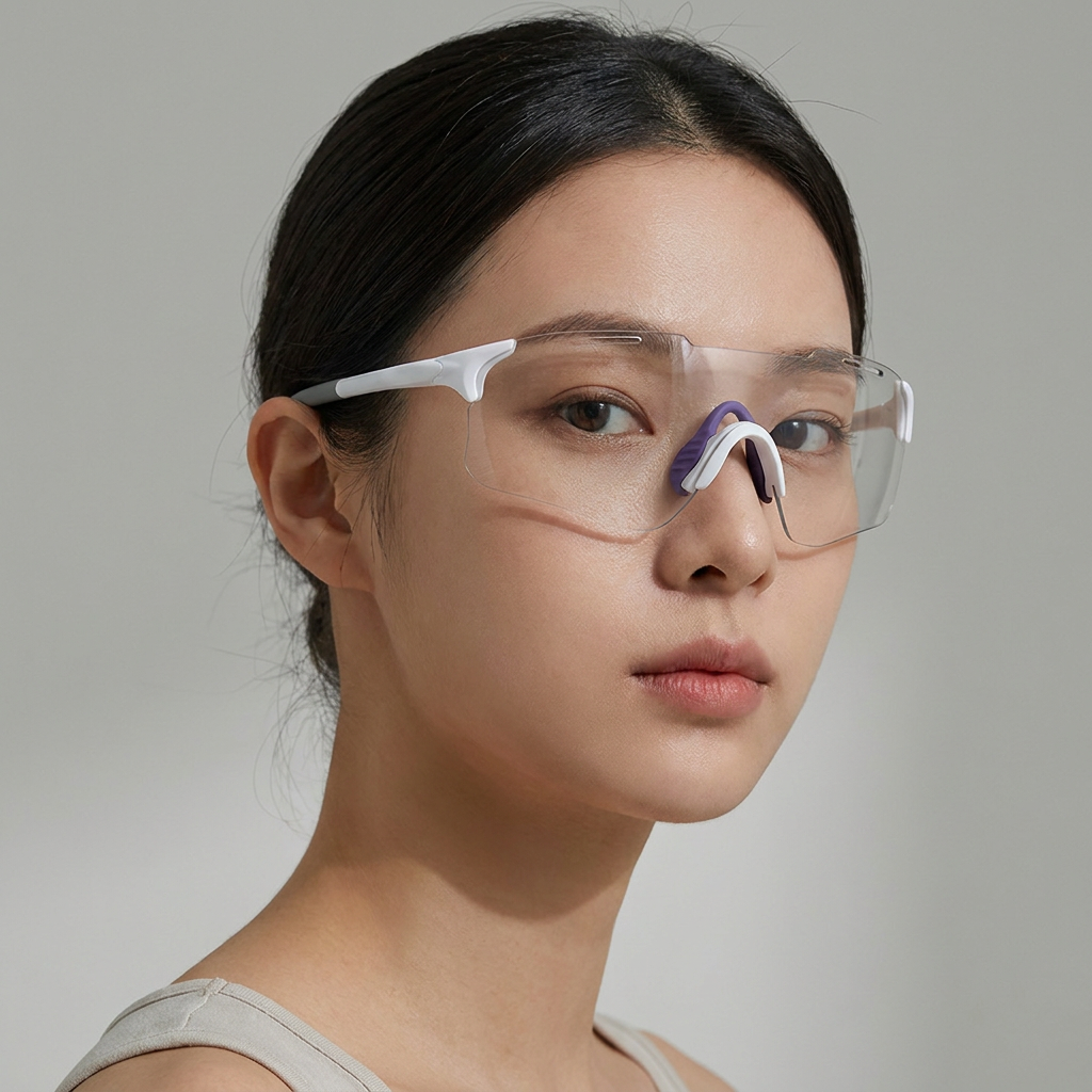온브레이크 스포츠 러닝 선글라스, C11, 투명화이트(변색), FREE, 1개