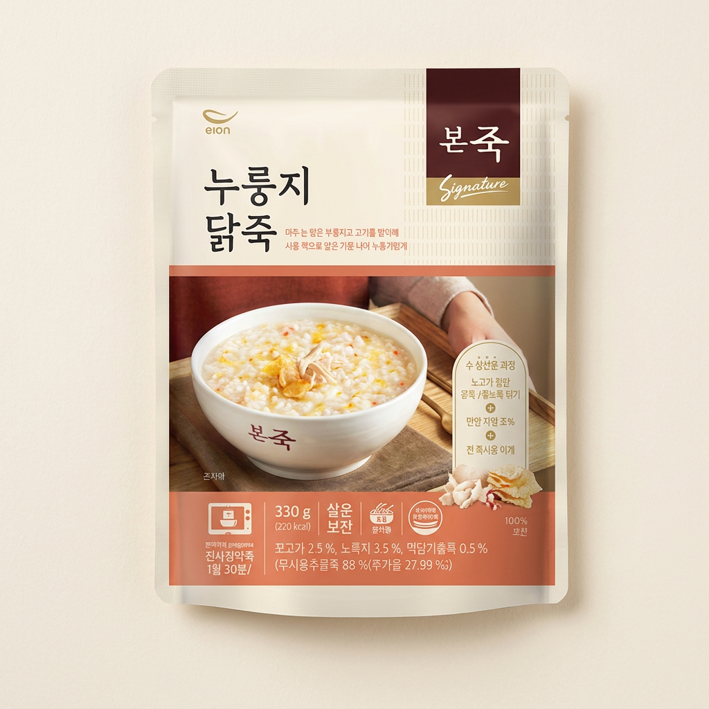 본죽 9종 혼합 세트, 330g, 18개