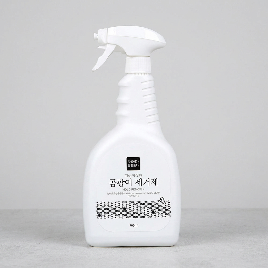 The 깨끗한 곰팡이 제거제, 900ml, 3개