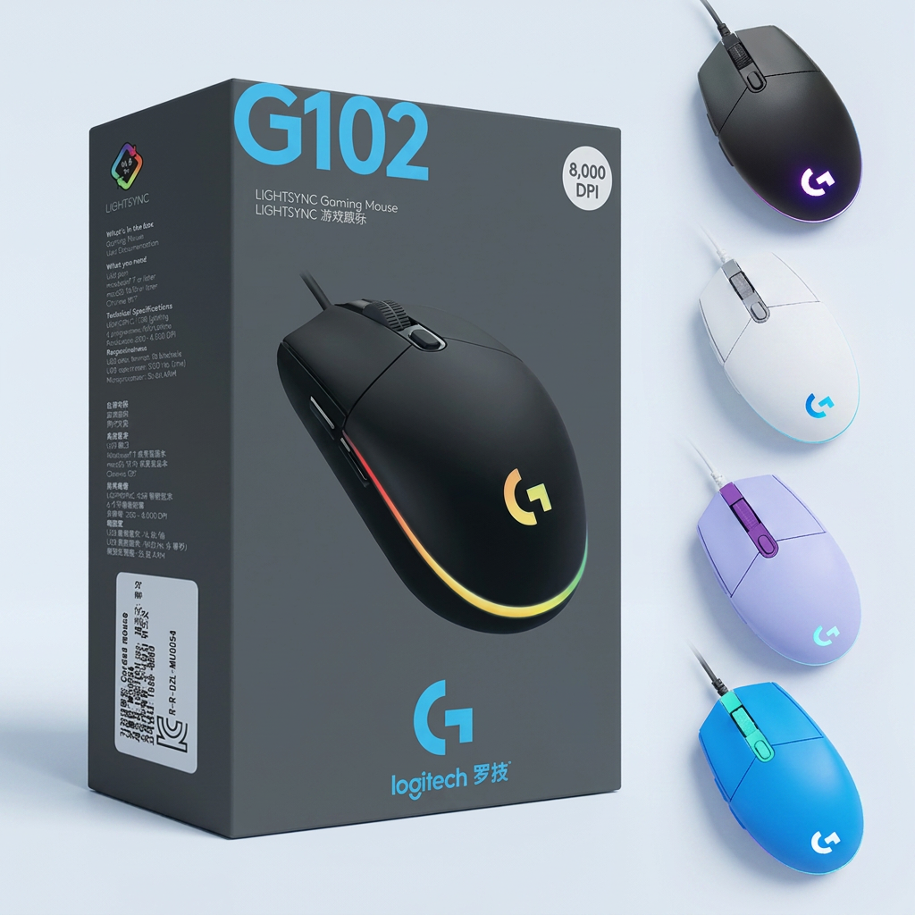 로지텍 게이밍 마우스, G102, 라일락