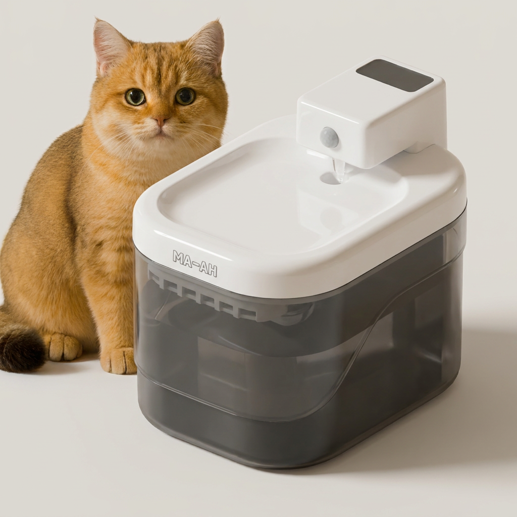 MAAH 고양이 무선 자동 급수기, 2L, 센서감지, 1개