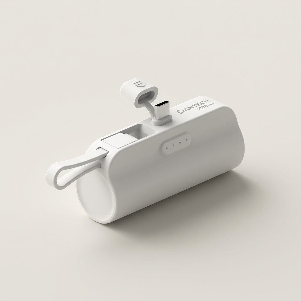 팬택 듀얼 C타입 2in1 도킹형 보조배터리, USR-BATS5000, 5000mAh, 화이트, 3개