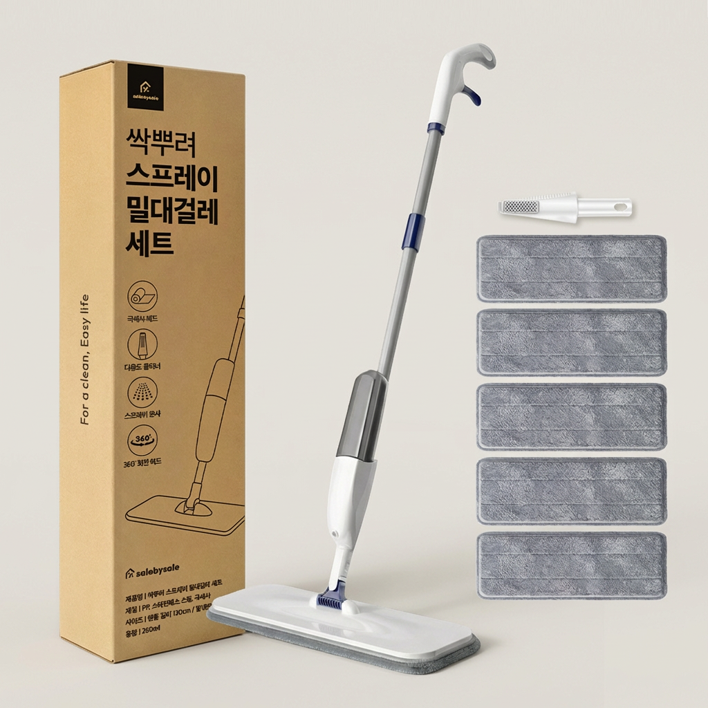 싹뿌려 스프레이 밀대걸레 세트, 본품, 1개 + 리필패드, 5개 + 클리너, 1개 가격 추이 싹뿌려 스프레이 밀대걸레 세트, 본품, 1개 + 리필패드, 5개 + 클리너, 1개 - 최저가 16,110원