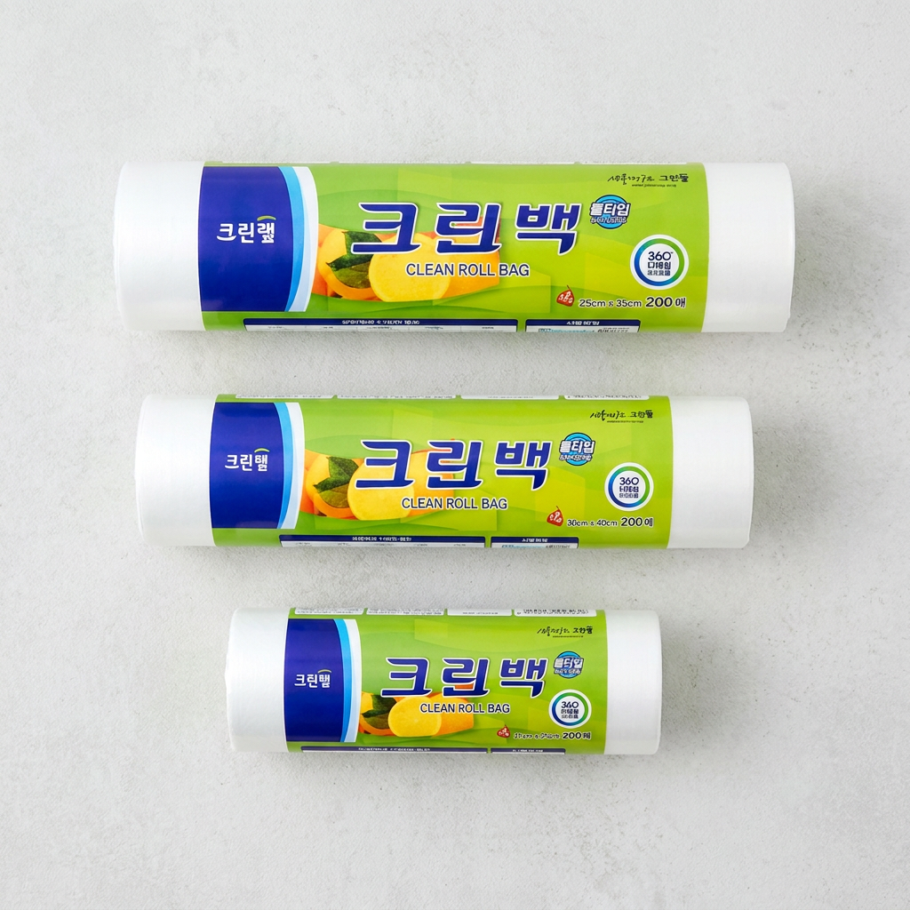 크린랩 크린롤백, 혼합, 200매, 3개
