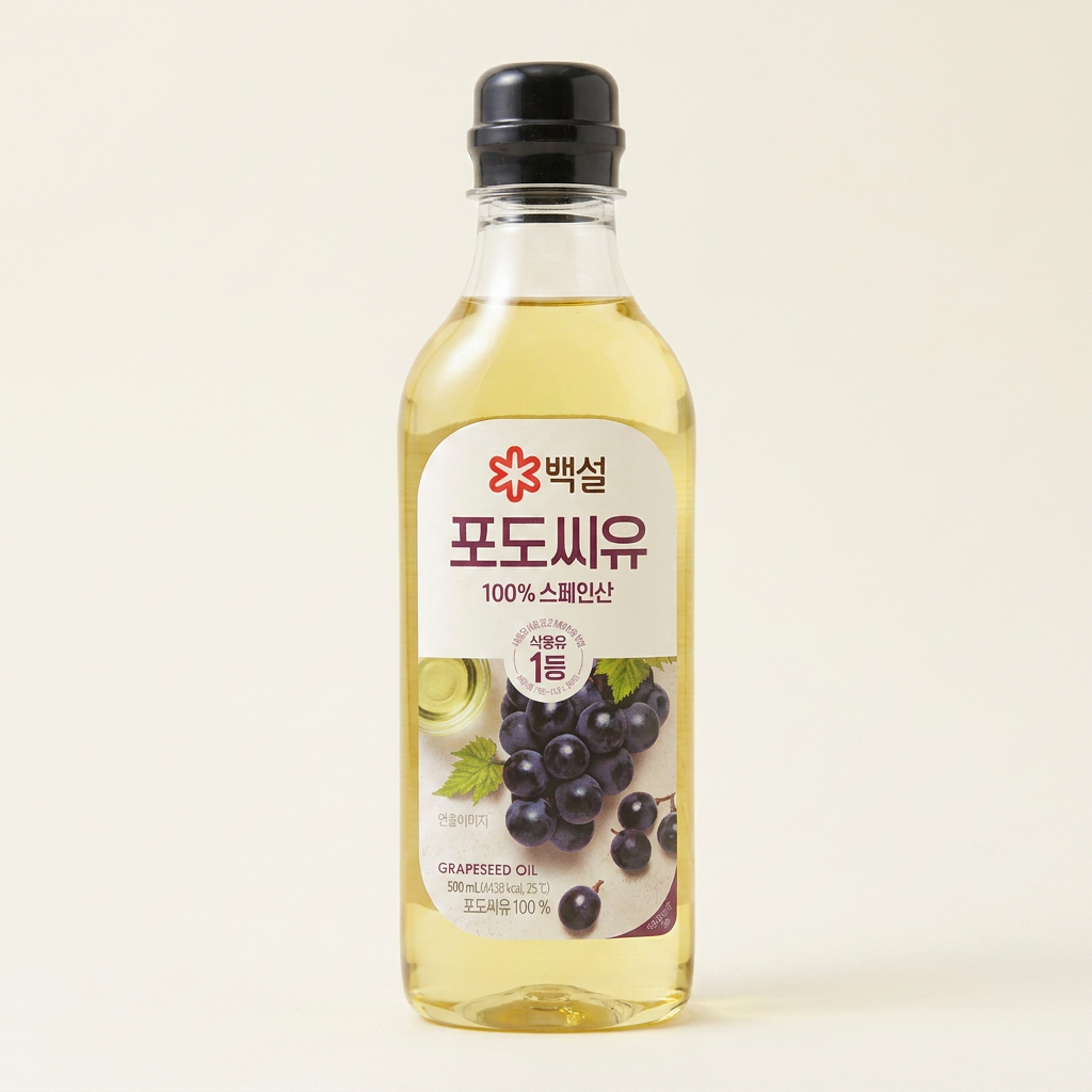 백설 포도씨유, 500ml, 2개