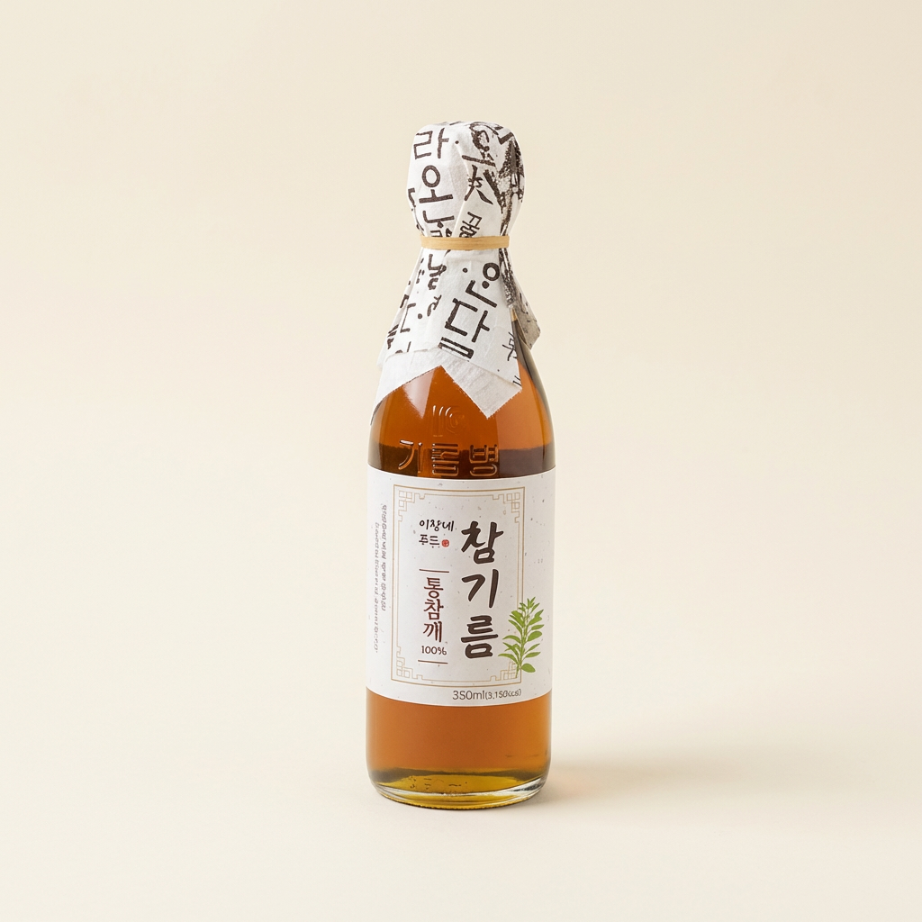 전통압착 통참기름, 350ml, 1개