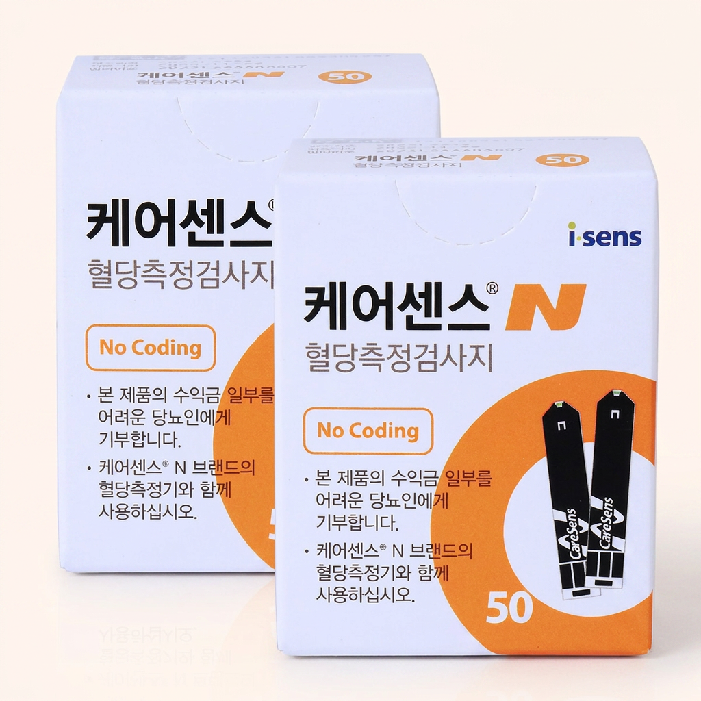 케어센스N 혈당시험지, 2박스, 100매, 1세트