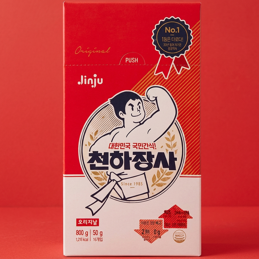 진주햄 천하장사 오리지날, 50g, 16개입, 1개