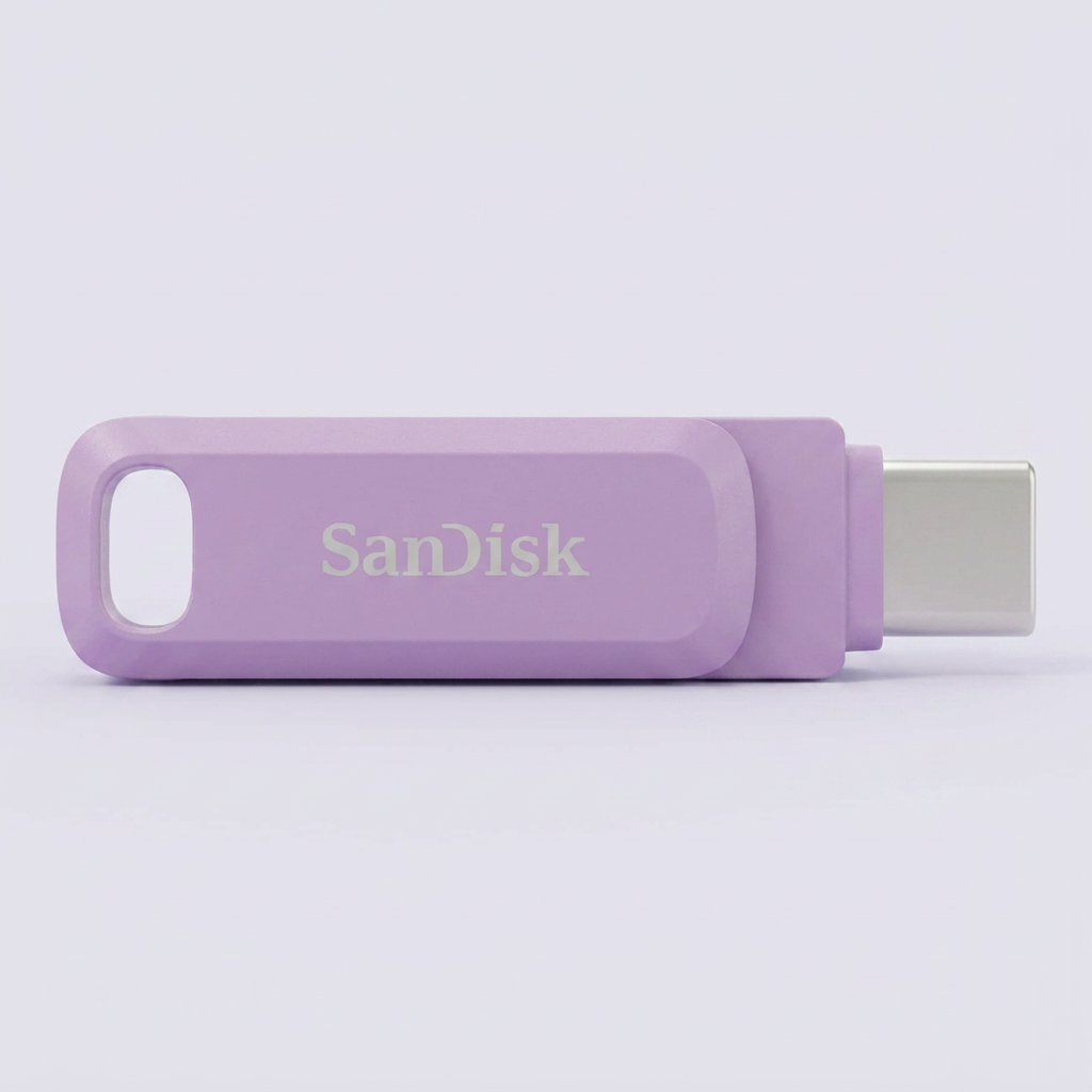 샌디스크 울트라 듀얼 드라이브 고, 라벤더, USB 3.2 Type-C, 64GB, 1개