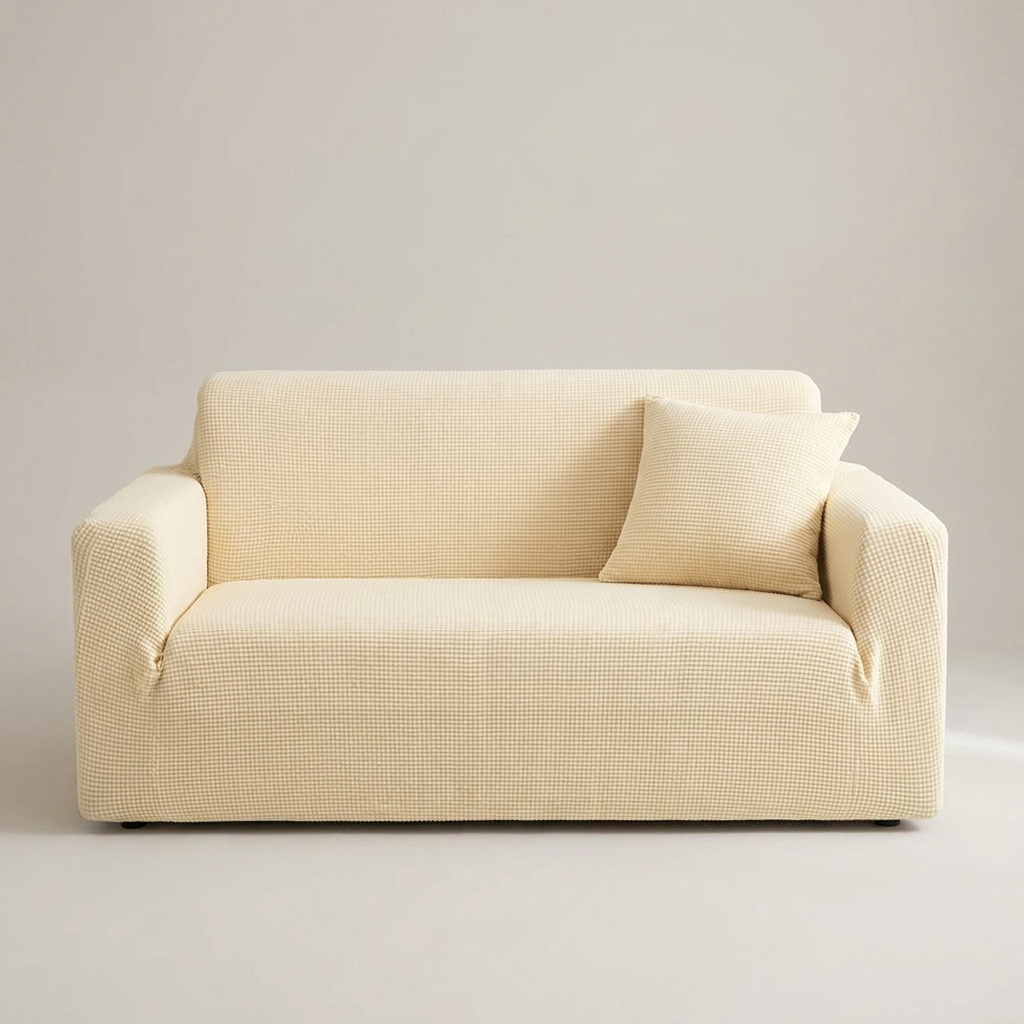 쇼파커버 카우치 소파커버, 아이보리, 135~175cm, 1개