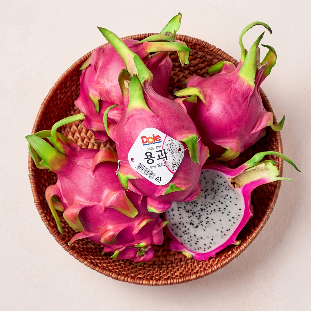 Dole 프리미엄 용과, 5kg, 8-12개입, 1개
