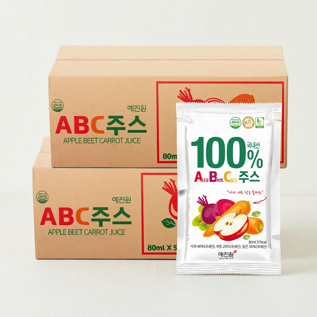 예진원 국내산 ABC주스, 80ml, 100포, 1개