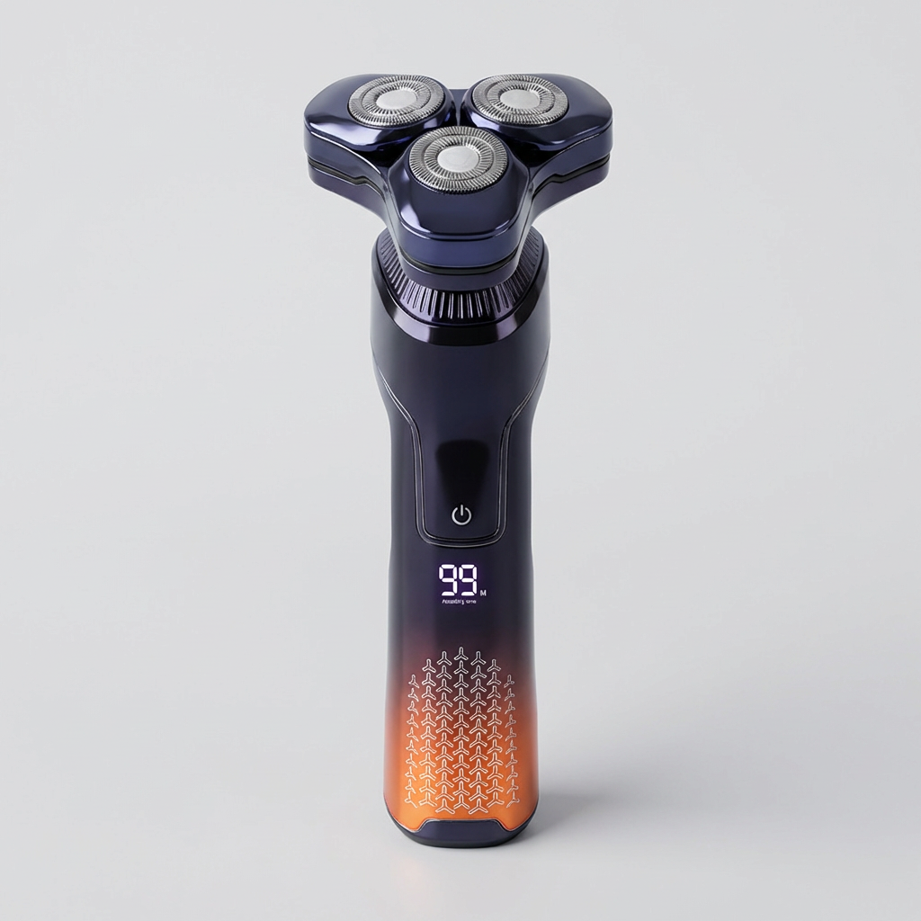 슈투스 IPX7 전동 면도기, CP5802, 라벤더오렌지, 1개