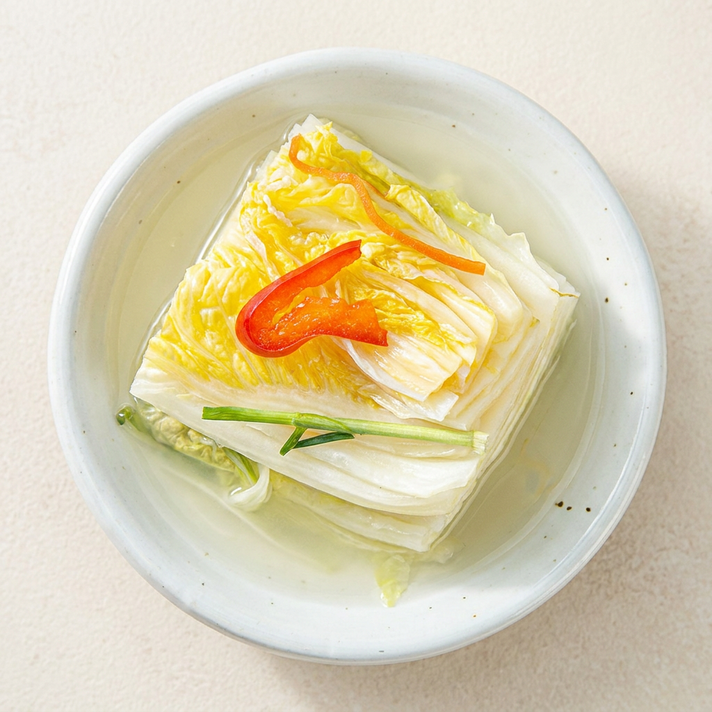 전라도식 오리지널 백김치, 국내산, 1kg, 1박스 토스쇼핑 특가