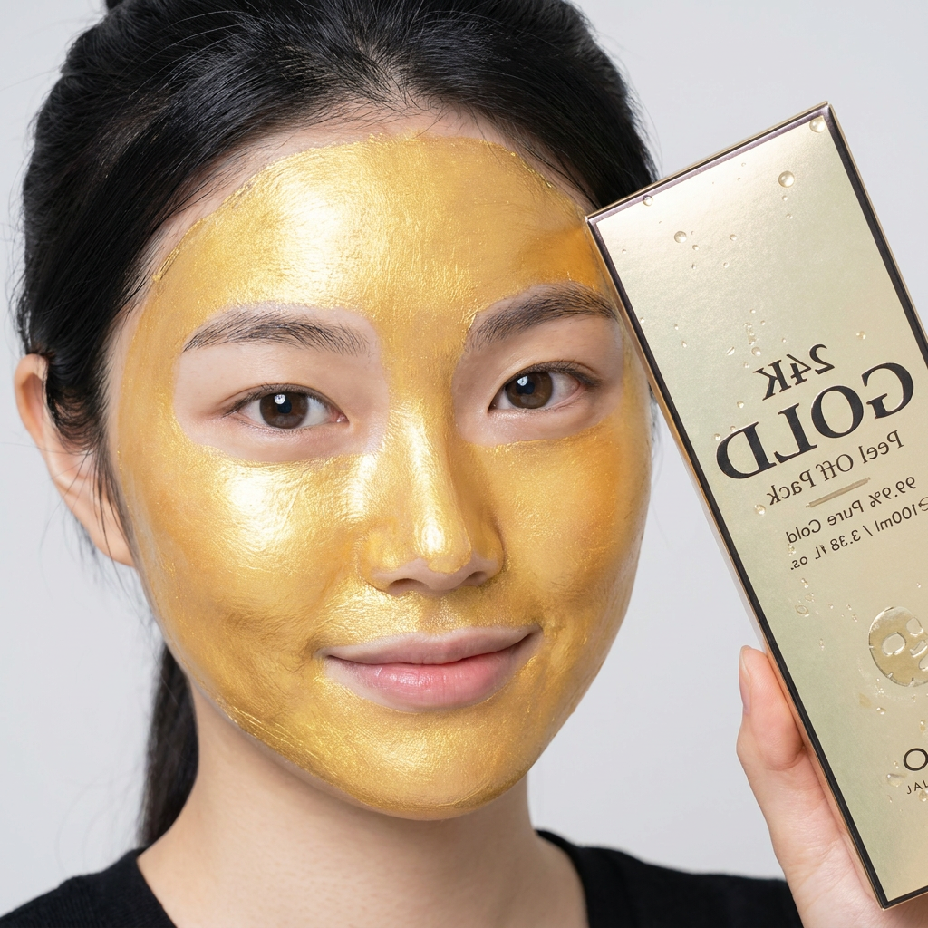 앙쥬 프로페셔날 24k 골드 필오프팩, 100ml, 2개