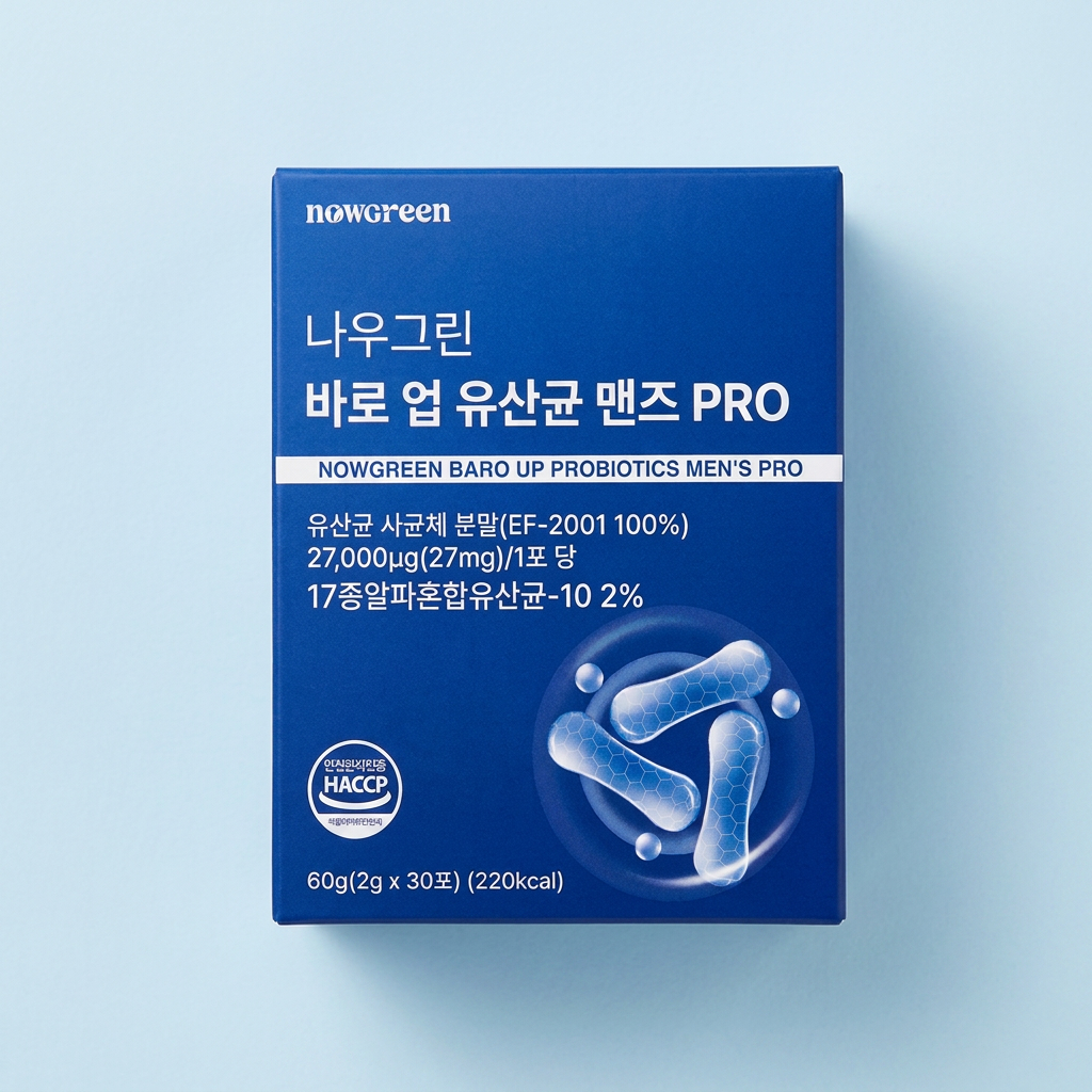 나우그린 바로 업 유산균 맨즈 PRO 전립선 유산균, 30포, 1개 토스쇼핑 특가