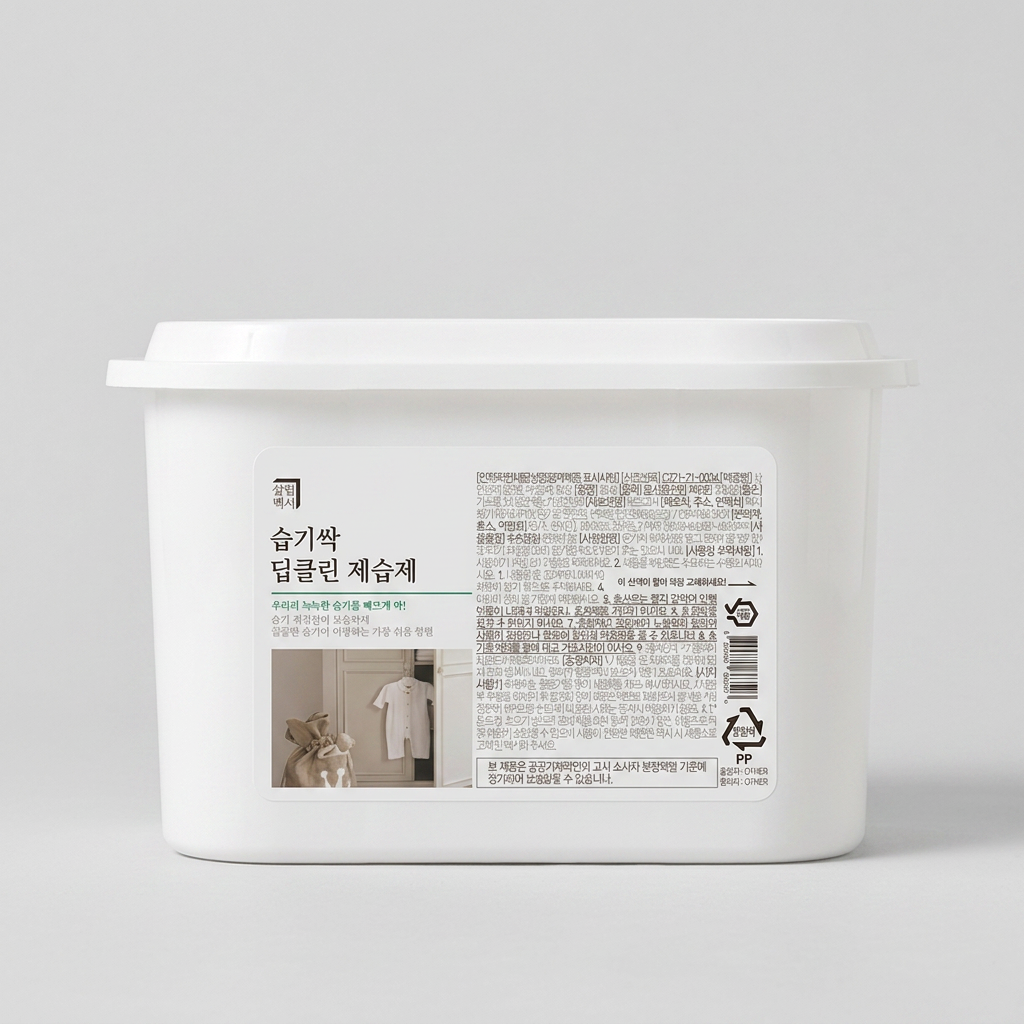 살림백서 습기싹 딥클린 제습제, 250g, 12개입