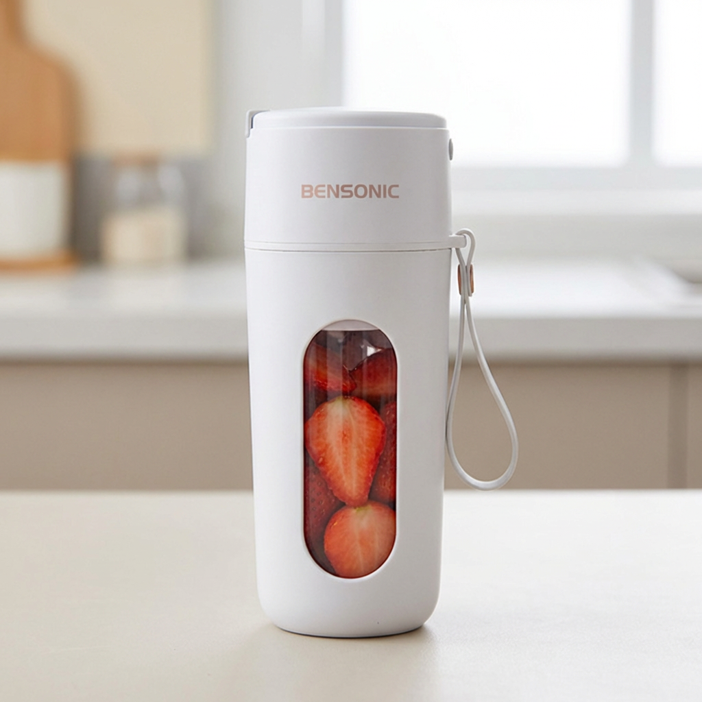 벤소닉 텀블러 블렌더, 화이트, 400ml, 1개