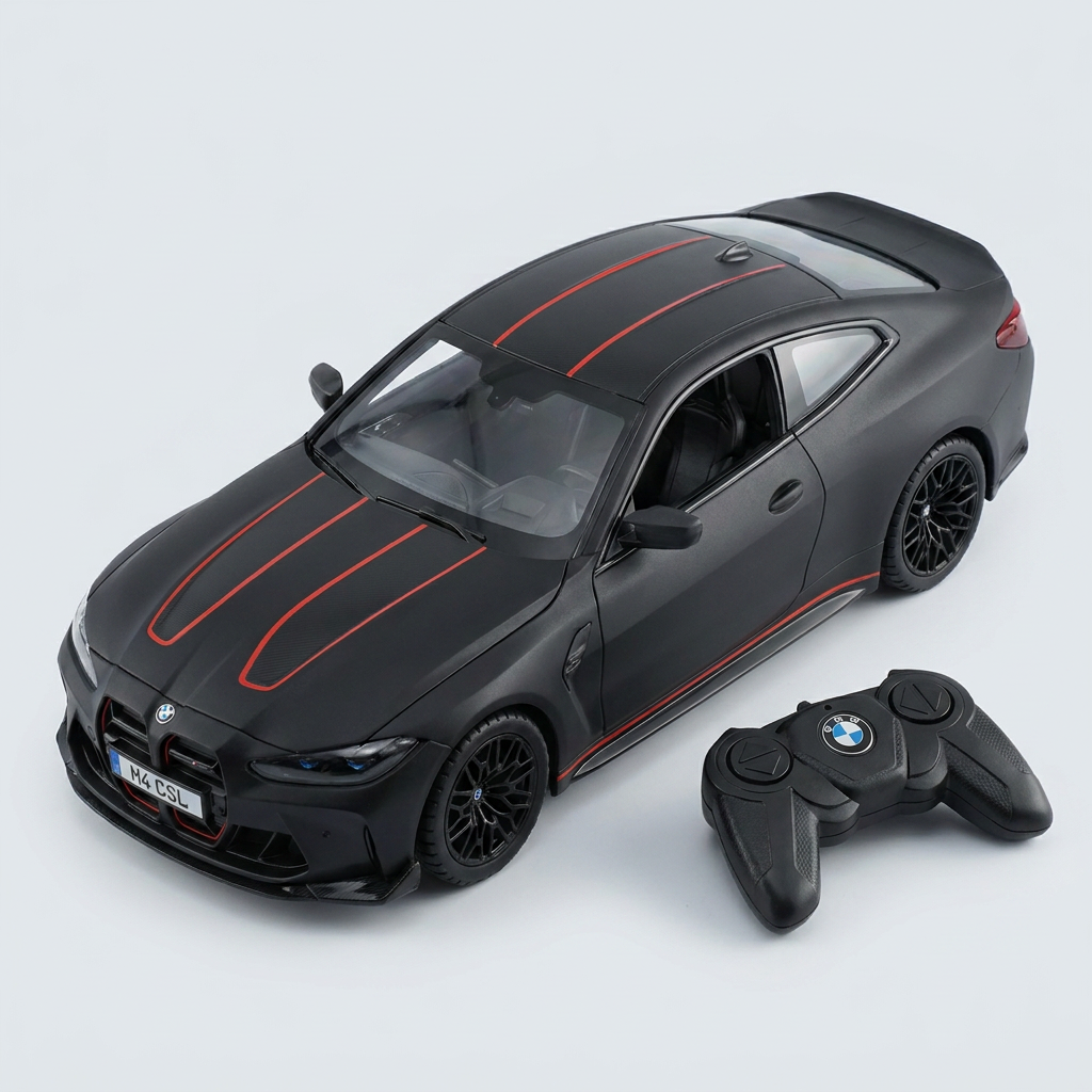 라스타 BMW M4 CSL RC카, LED, 1:16, 블랙, 1개
