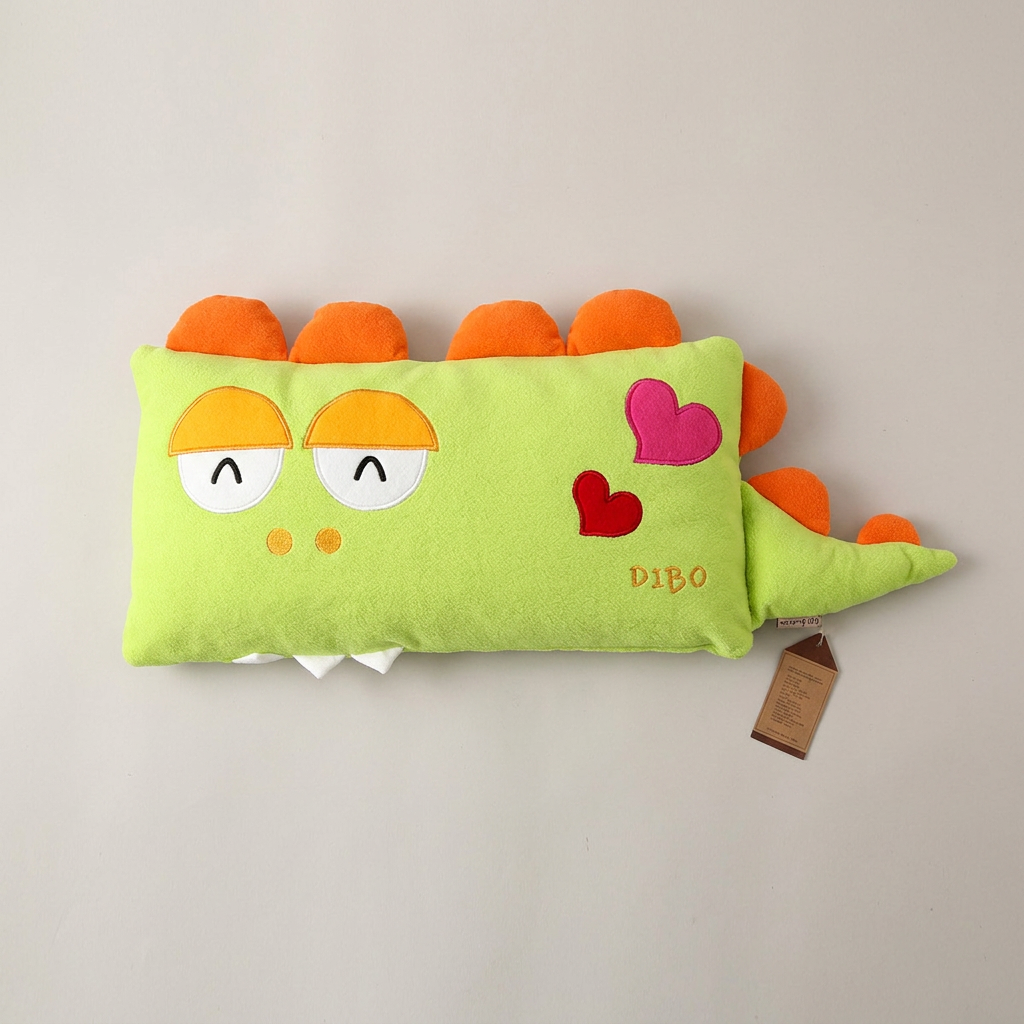 쥬쥬 아동 메밀 베개, 그린, 40x25cm, 1개