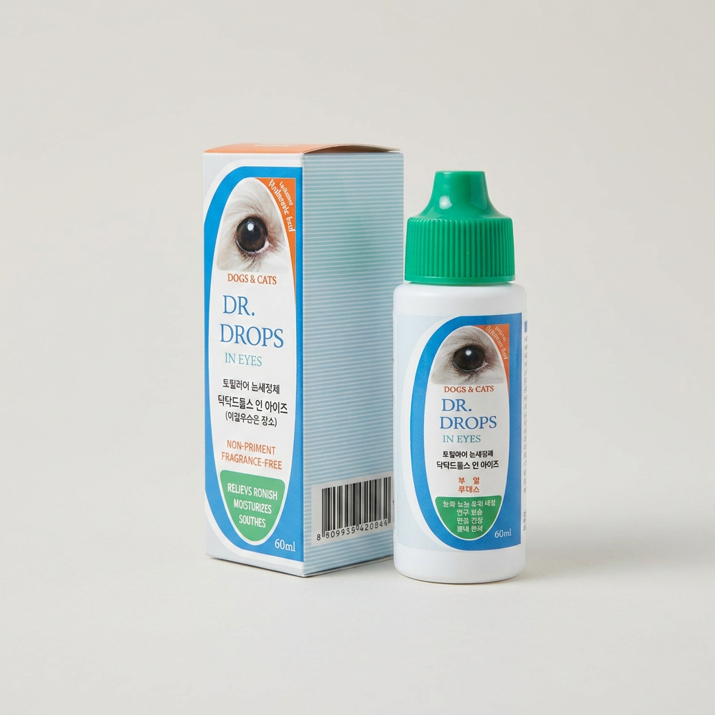 메이웰 닥터드롭스 인 아이즈 반려동물 눈 세정제, 60ml, 1개
