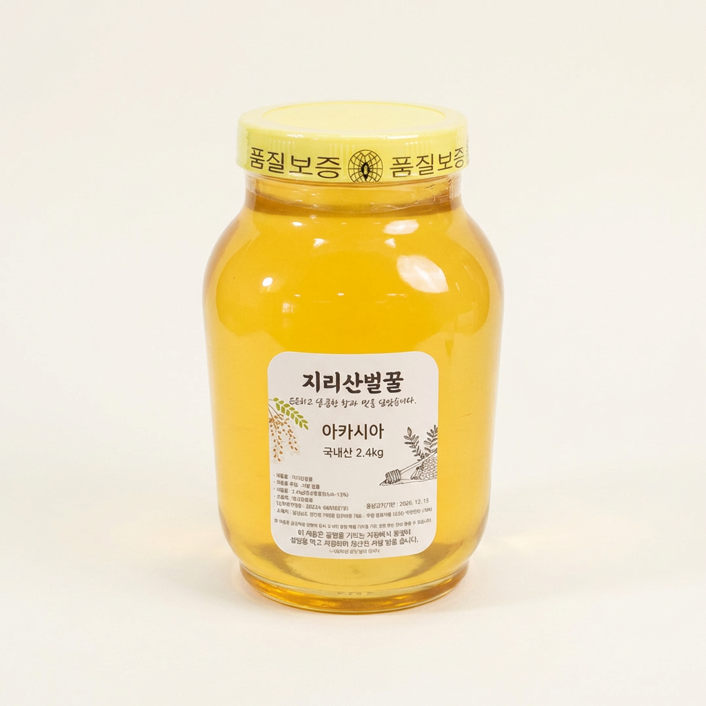 지리산 벌꿀, 2.4kg, 1병, 야생화