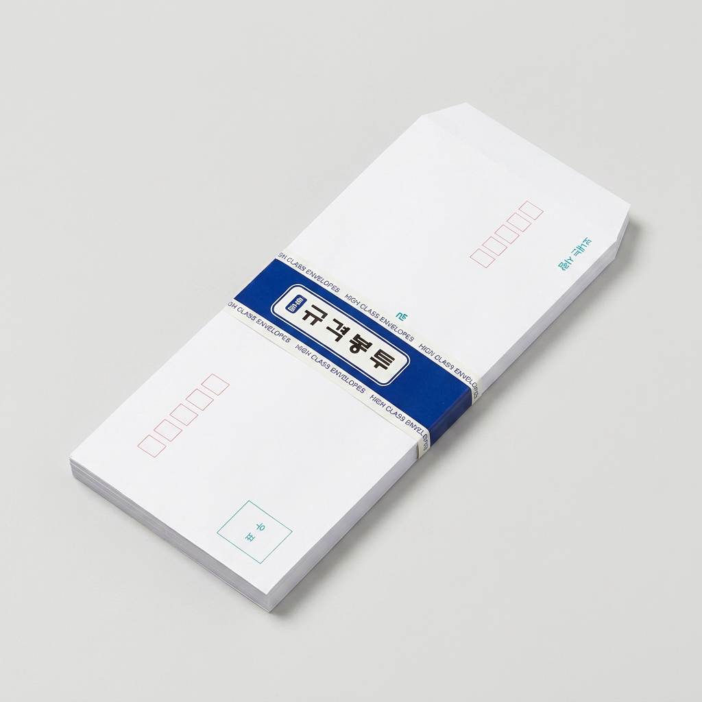규격 편지봉투, 인쇄편지봉투, 100매, 1개