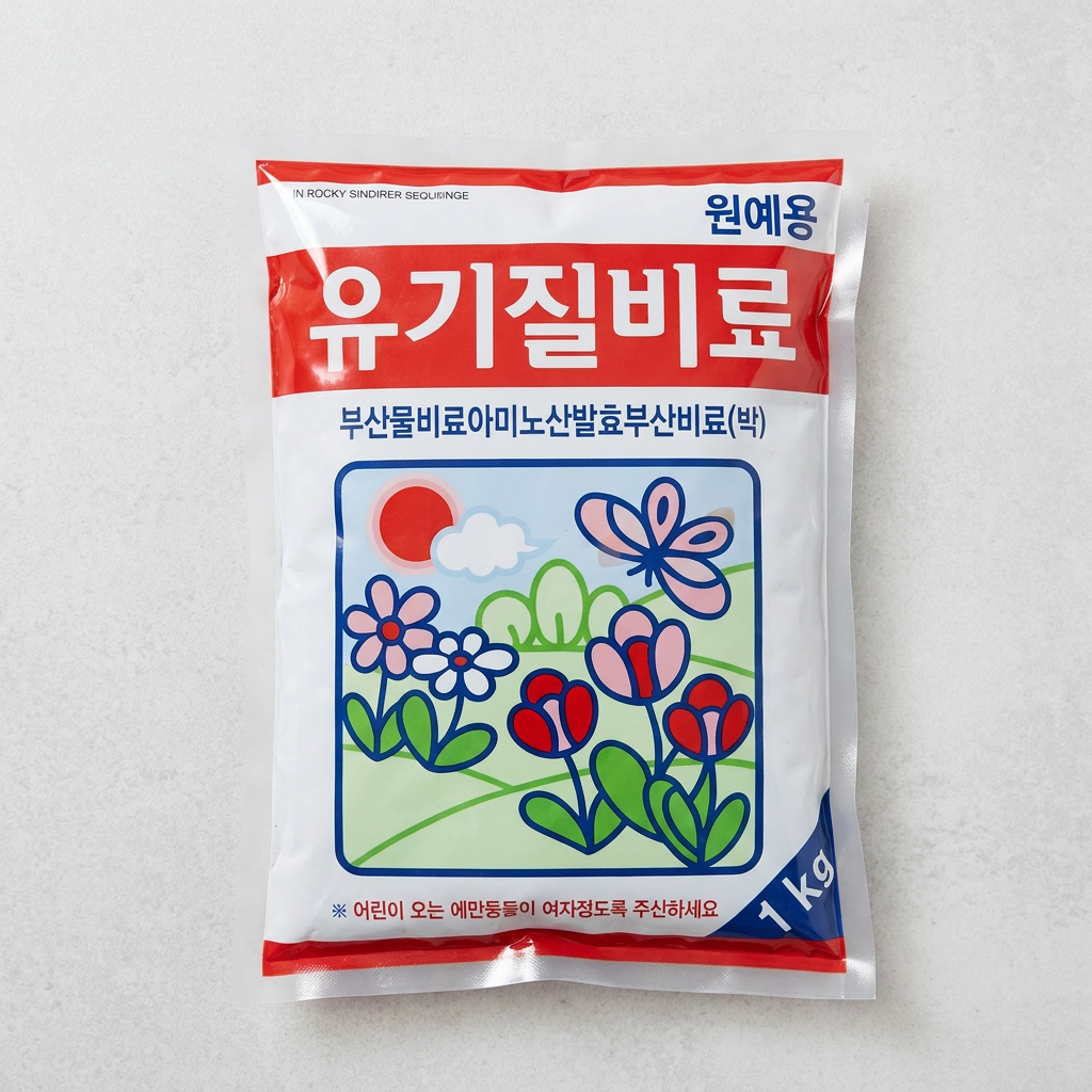 텃밭 유기질 비료 원예용 가드닝 퇴비 식물 영양제 거름 화분, 1kg, 1개