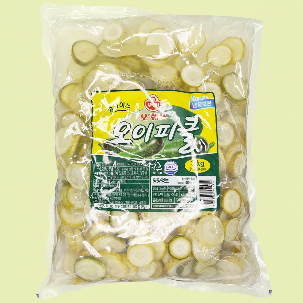 오뚜기 슬라이스 오이피클, 3kg, 1개