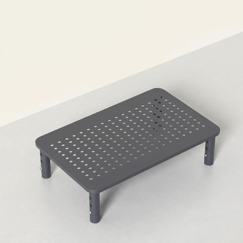엔키마운트 3단계 높이 조절 모니터 받침대, ENK-DT100 블랙, 1개