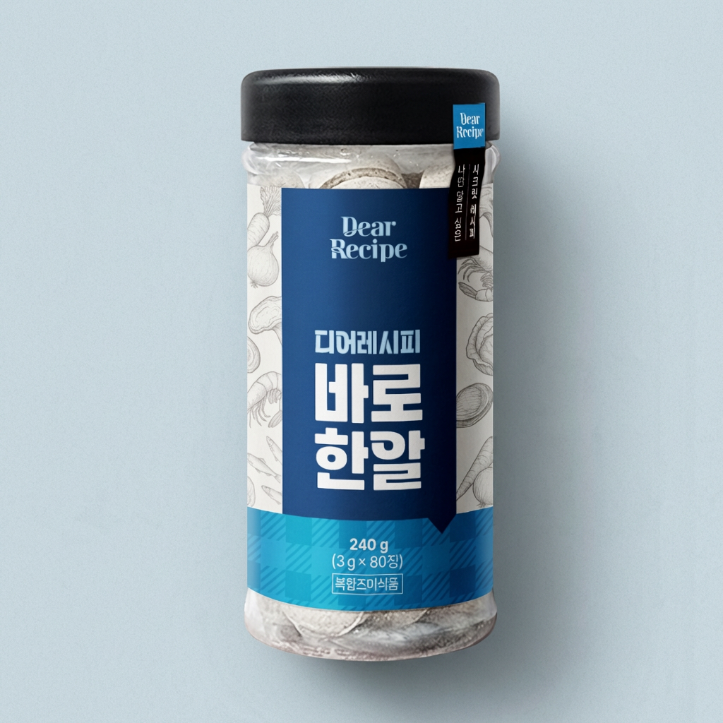 디어레시피 바로한알 코인육수, 240g, 1개