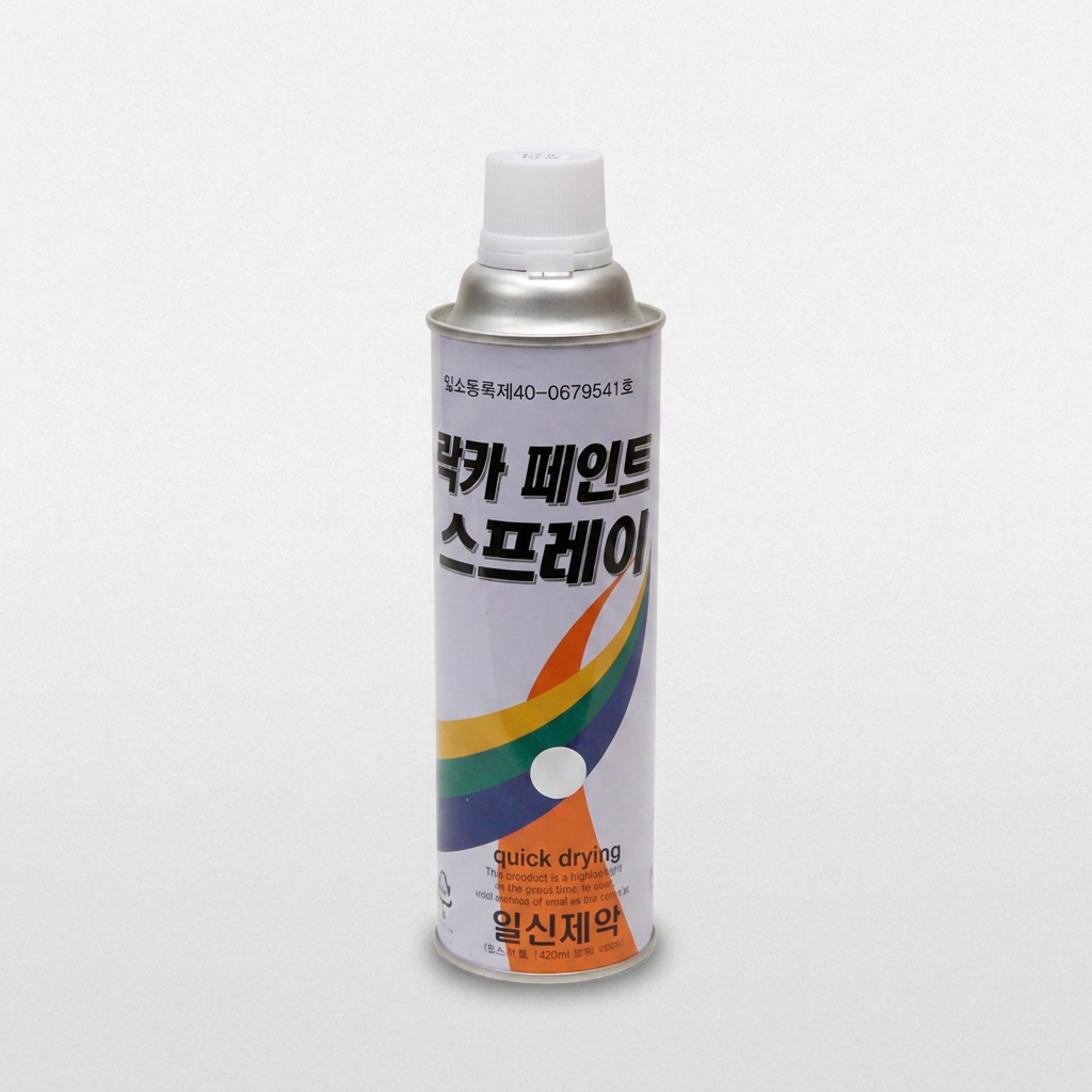 락카 페인트 스프레이, 진회색, 420ml, 1개