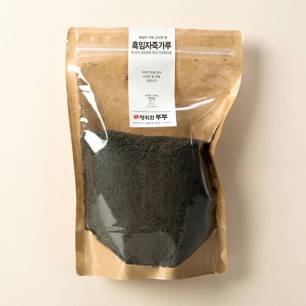 정직한부부 흑임자 깨죽가루, 1000g, 1개