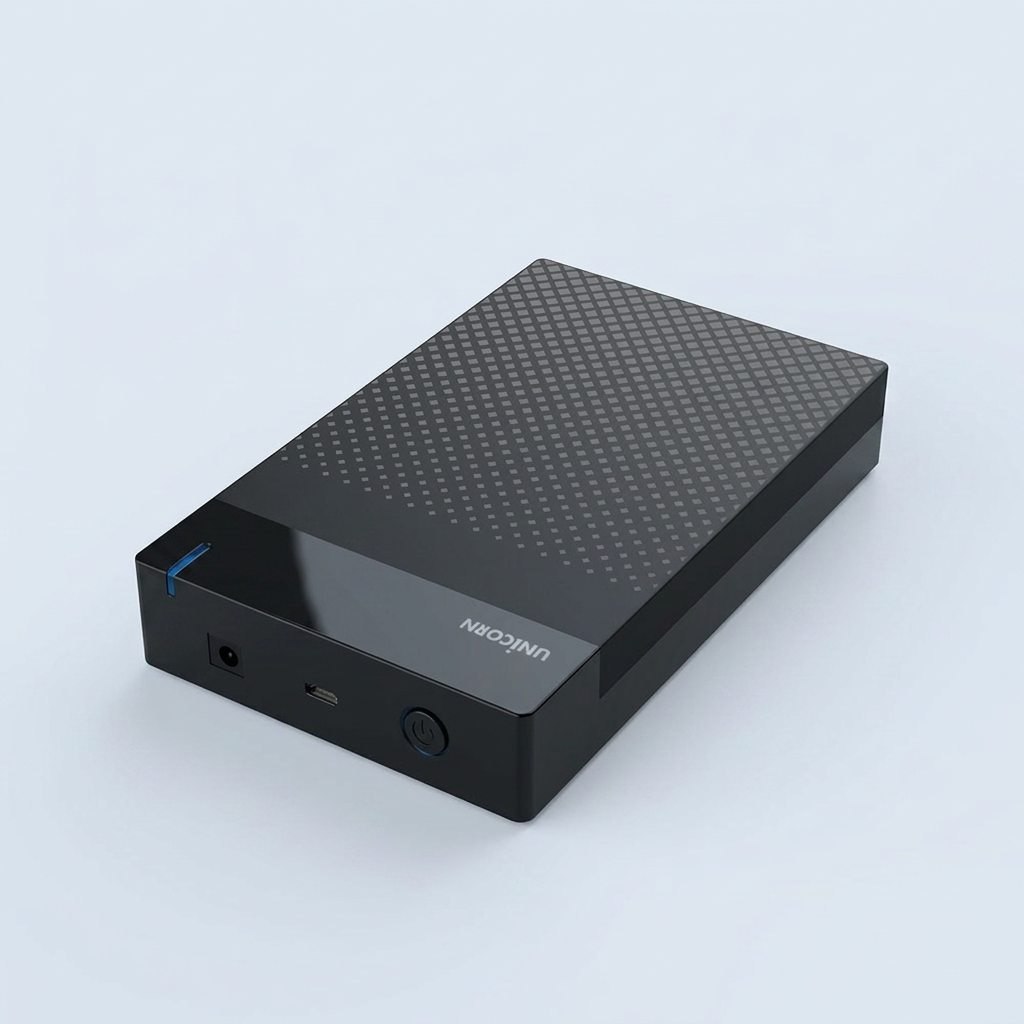 UNiCORN 3.5인치 외장하드 케이스 HDD-500V, 1개