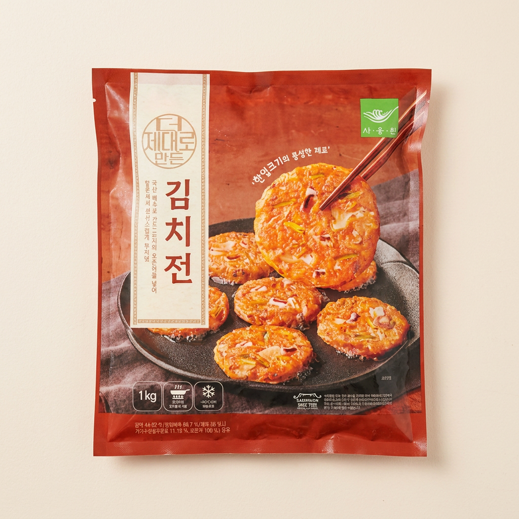 사옹원 더 제대로 만든 김치전, 1kg, 1개
