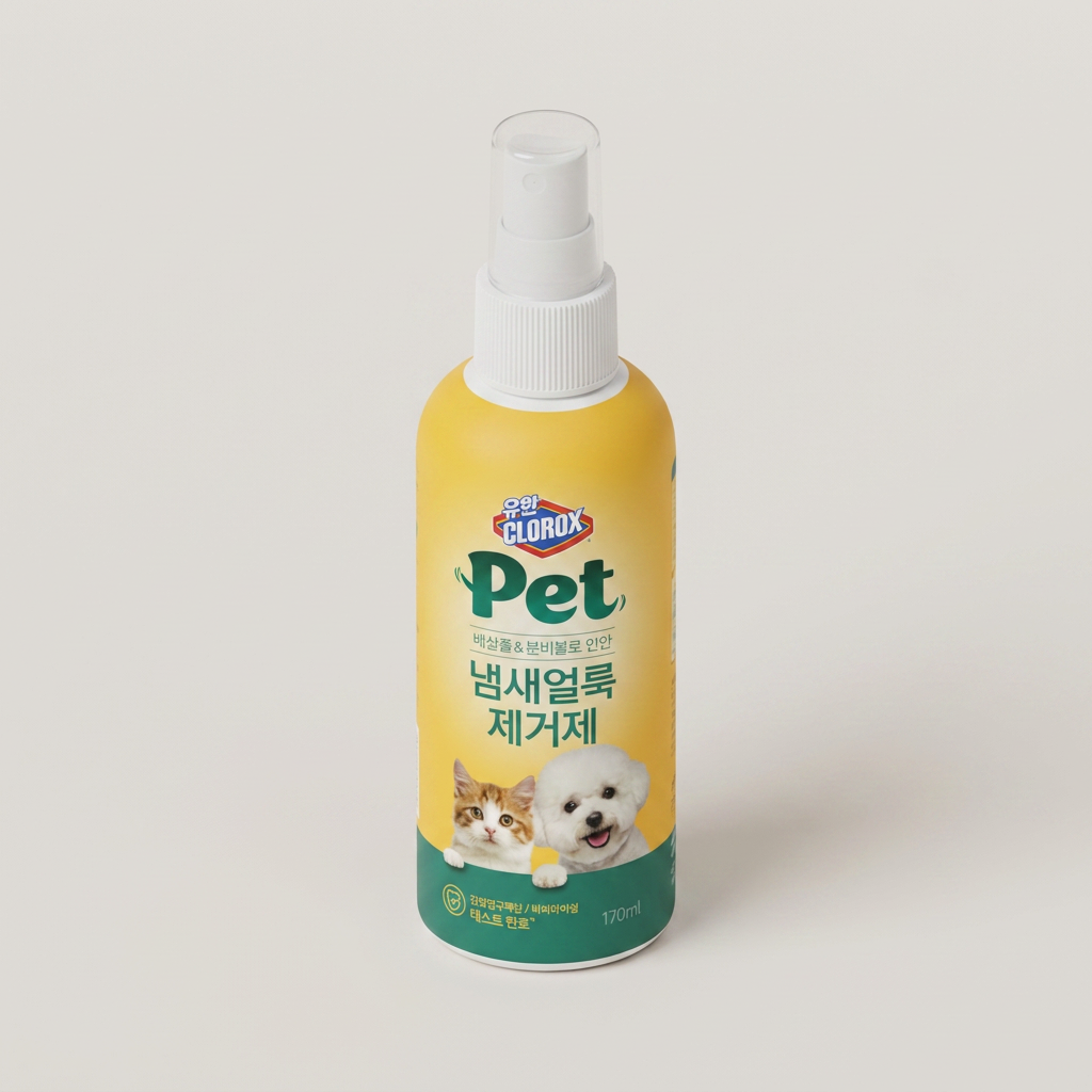 유한양행 펫 냄새얼룩 제거제 탈취제, 170ml, 1개