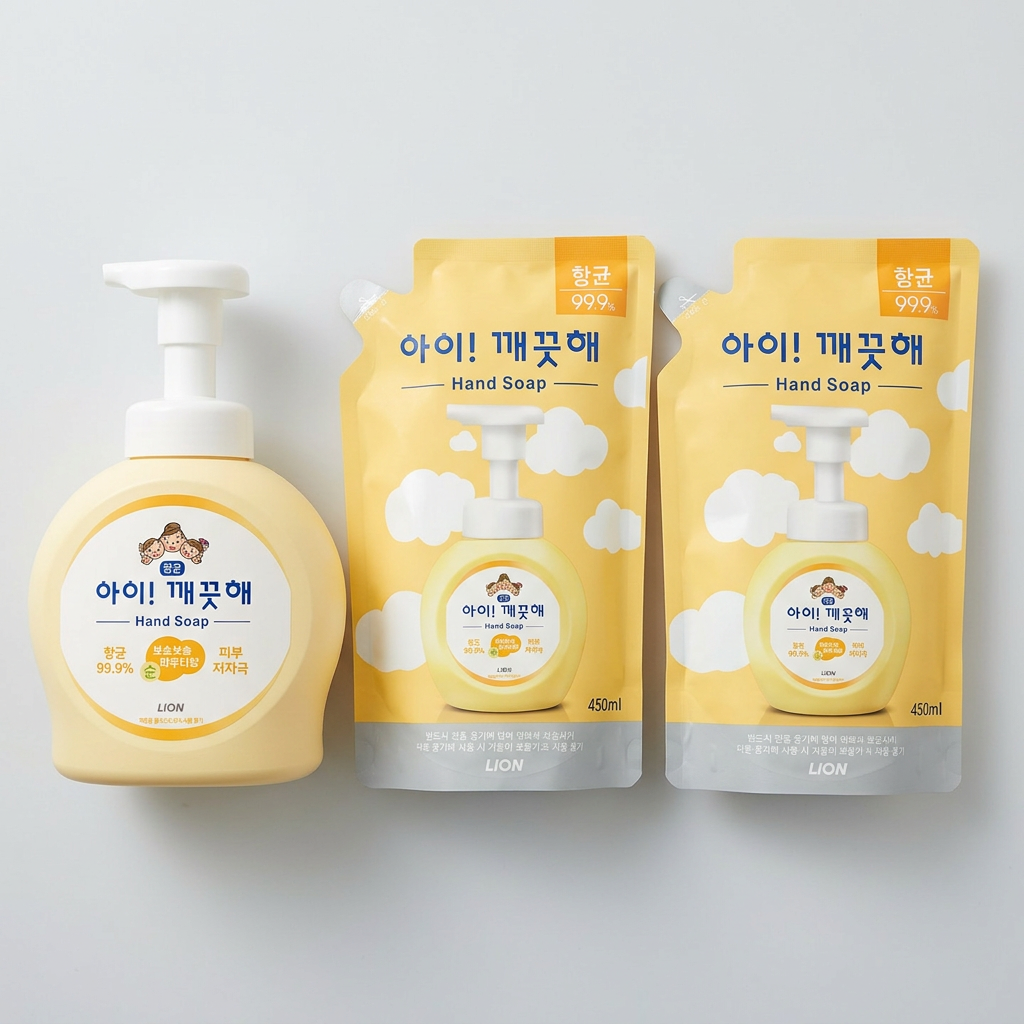라이온코리아 아이깨끗해 항균 폼 핸드솝, 파우더향, 490ml, 1개 + 리필, 450ml, 2개 가격 추이 라이온코리아 아이깨끗해 항균 폼 핸드솝, 파우더향, 490ml, 1개 + 리필, 450ml, 2개 - 최저가 12,900원