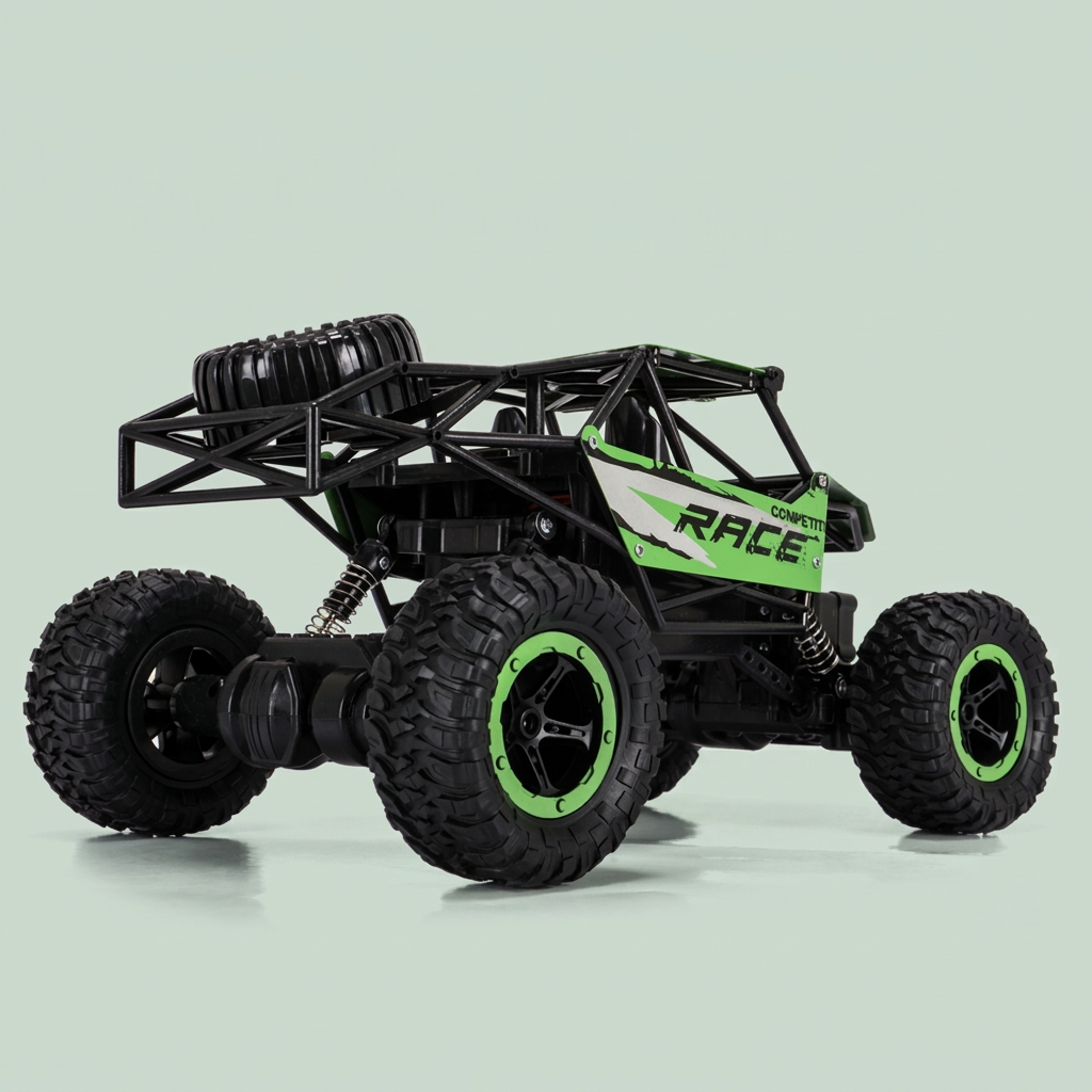 토이게이트 1:14 2.4GHz 4WD 4.8V충전식 오프로드 레이스 RC카, 그린, 1개