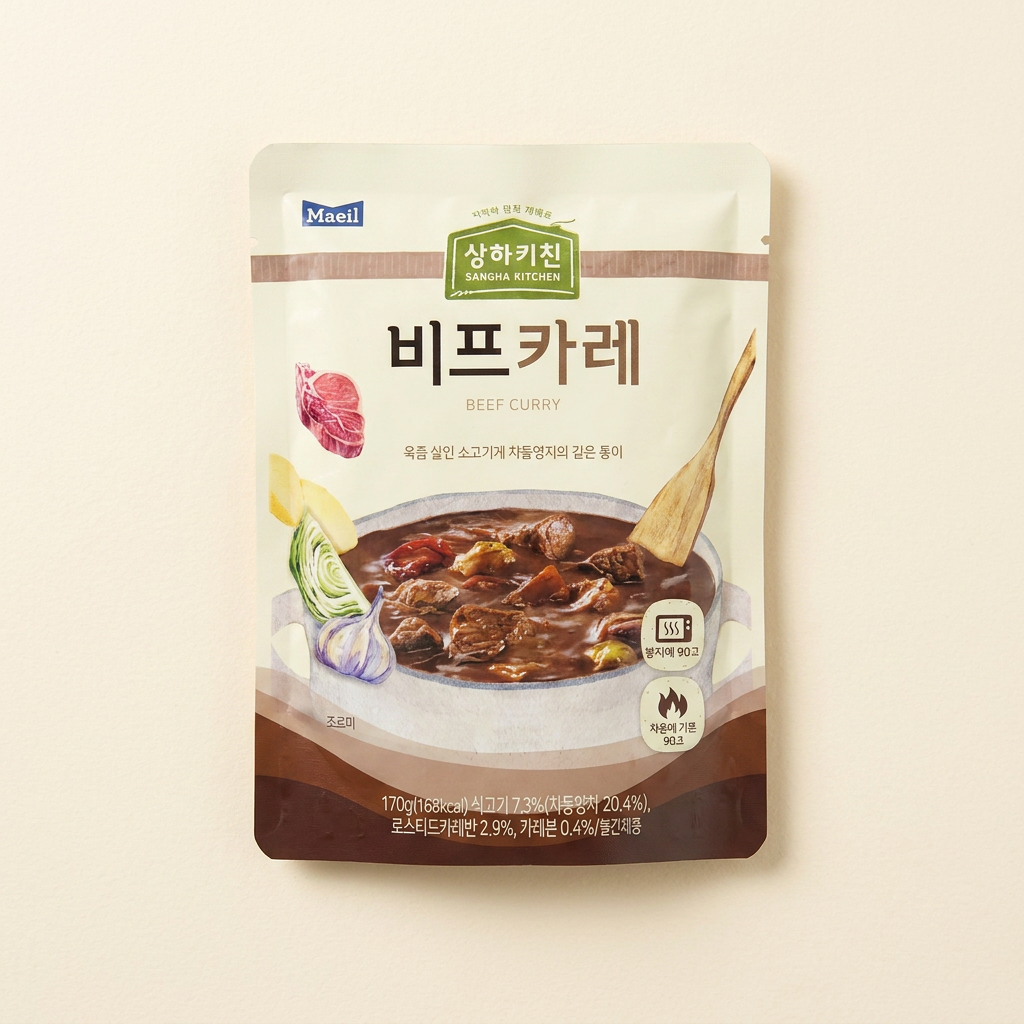 매일유업 상하키친 비프카레, 170g, 4개