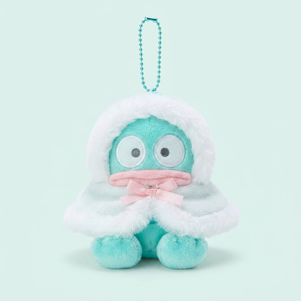 산리오 컬러망토 가방고리 인형, 포차코, 8cm, 1개