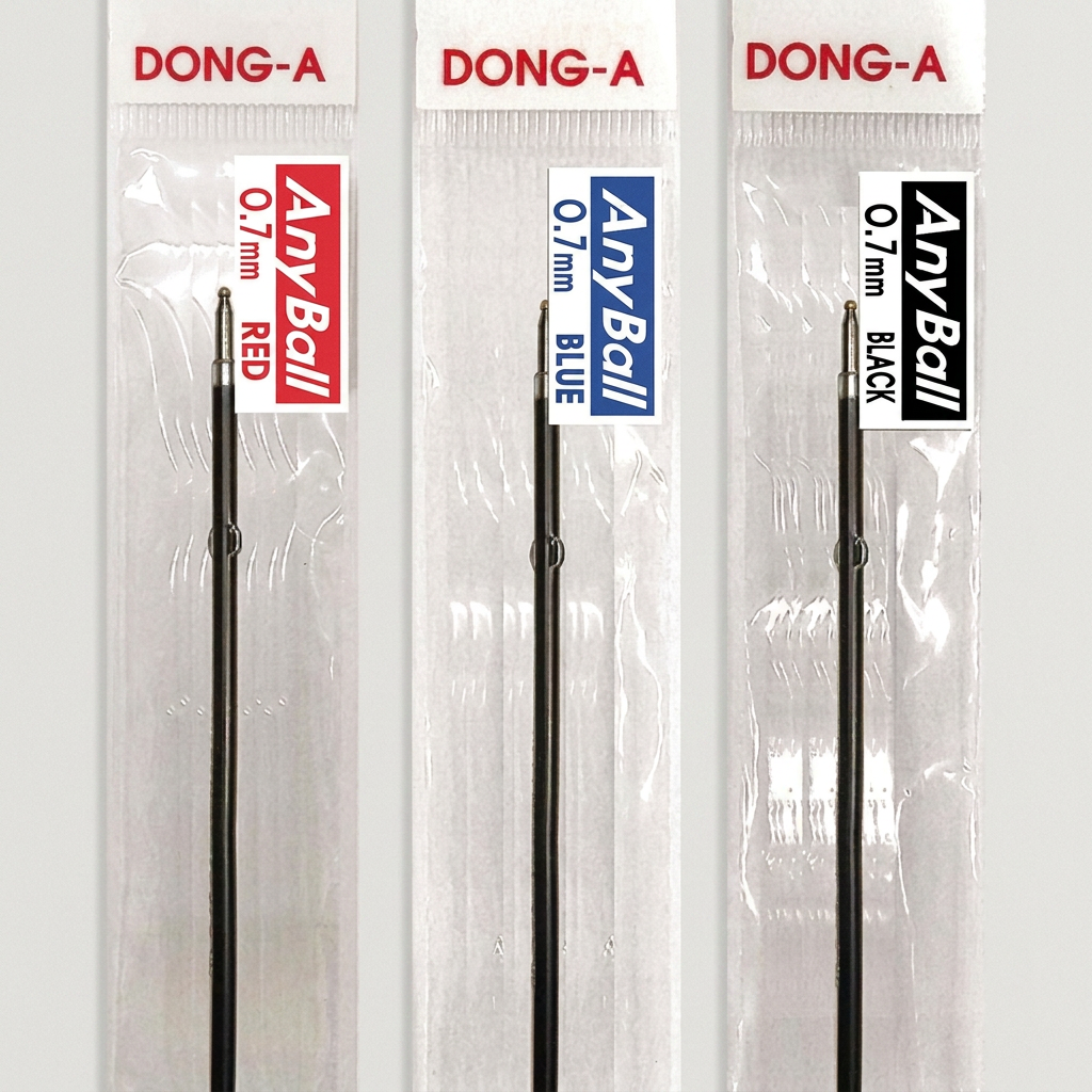 동아 애니볼 리필 0.7mm 흑색, 12개 상품 이미지