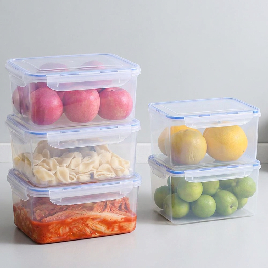 인블룸 깔끔한 냉장고 정리용기 밀폐형, 400ml, 1개