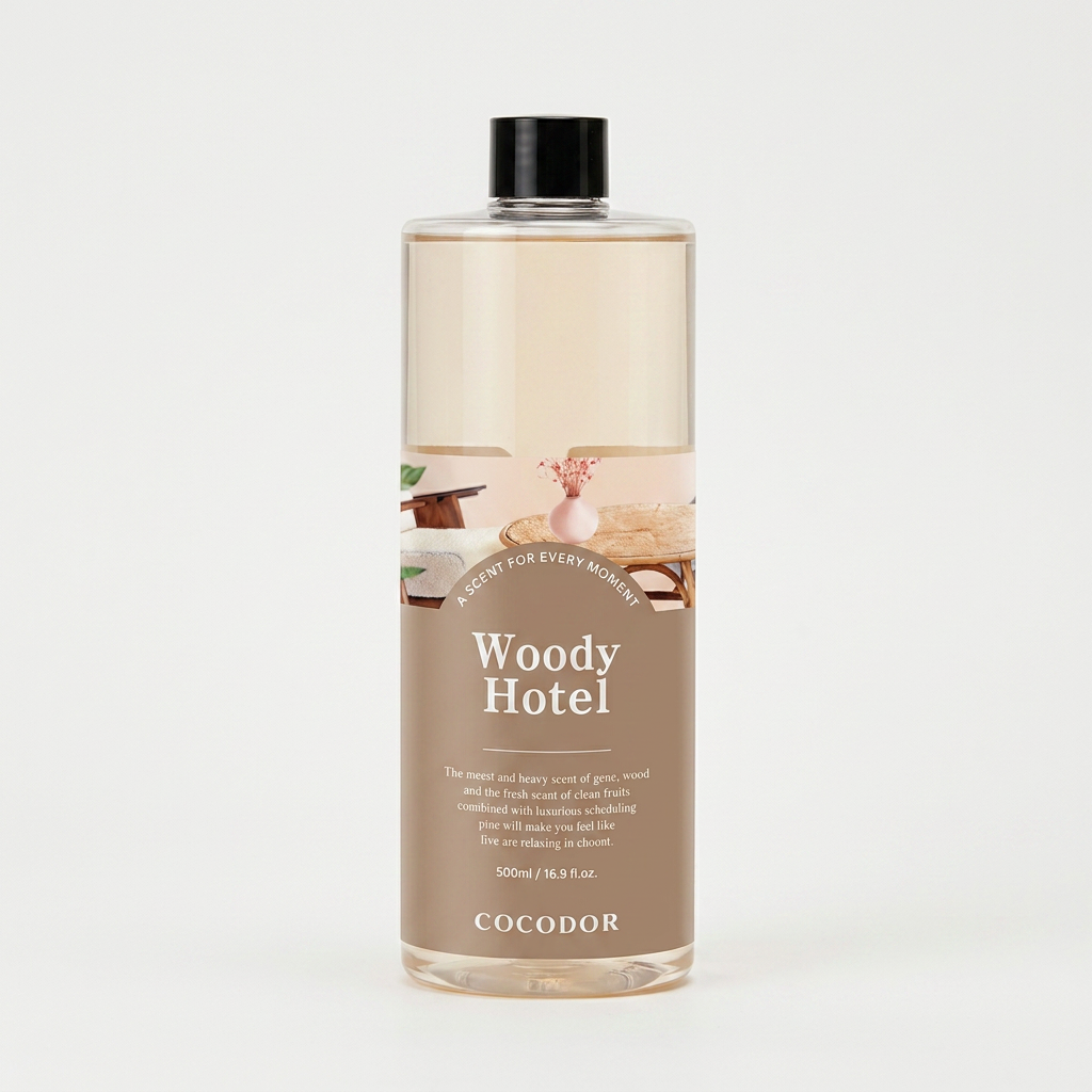 코코도르 퍼퓸 디퓨저, 우디호텔, 500ml, 4개