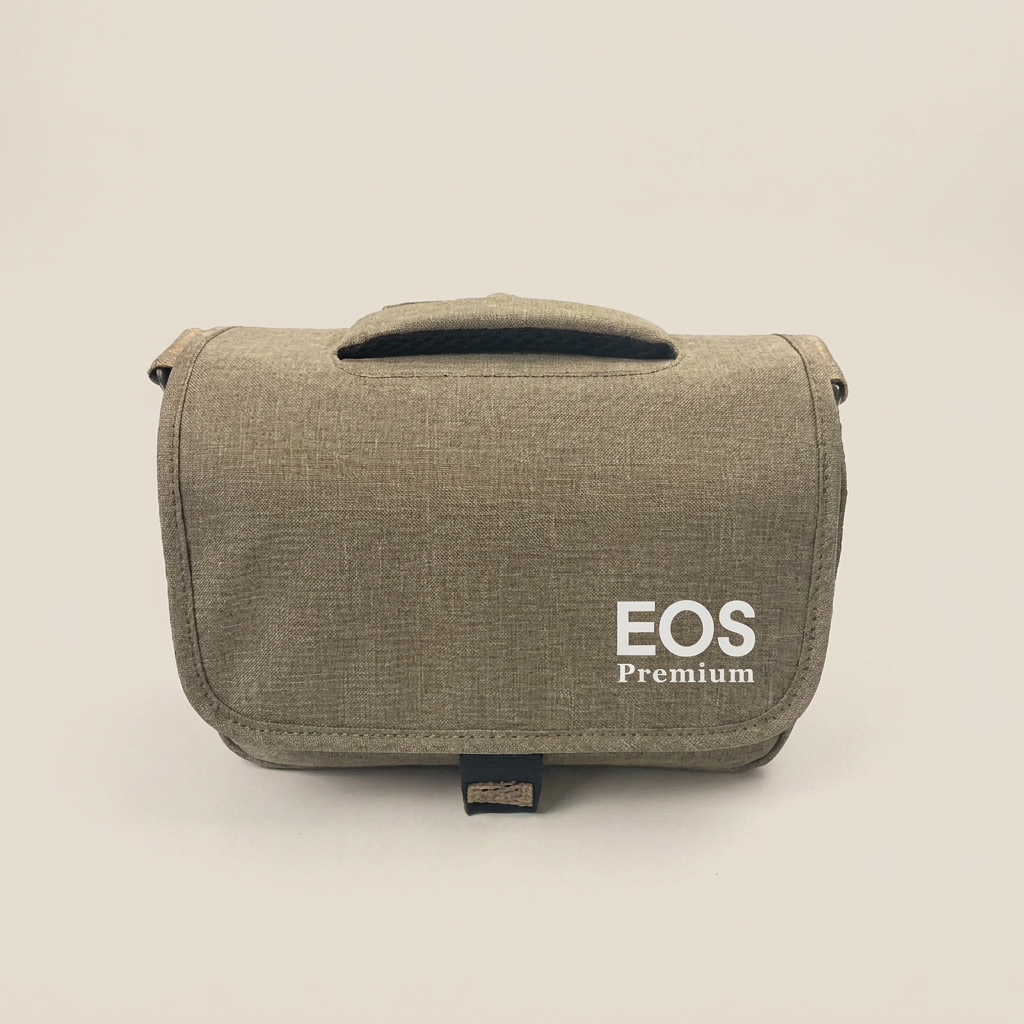 SMJ EOS 리치 카메라 가방, 소형, 브라운, 1개