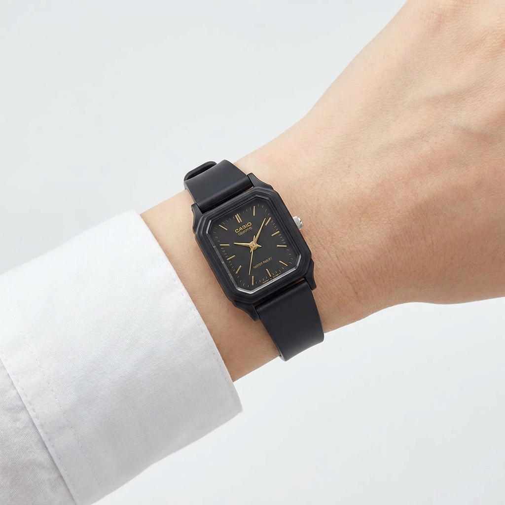 CASIO 카시오 LQ-142-1E 여성 우레탄 밴드 시계, LQ-142-1E