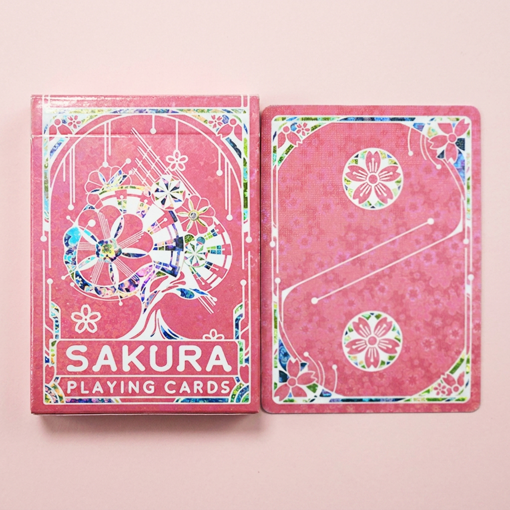 JLCC TCC SAKURA PLAYING CARDS, 컬러, 1개