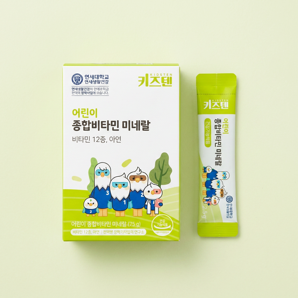 키즈텐 어린이 종합비타민 미네랄, 30입, 1개