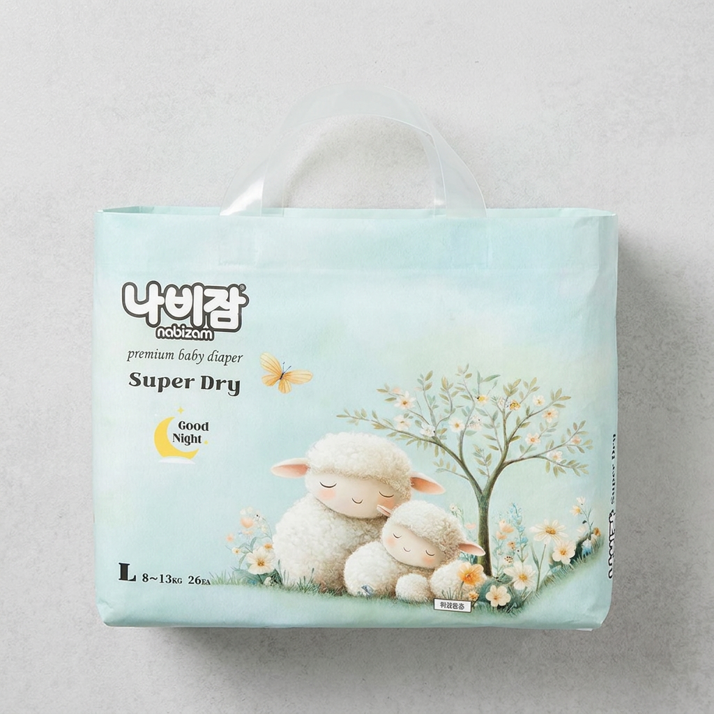나비잠 슈퍼드라이 오버나이트 팬티 기저귀, 체험팩, L, 3입, 1개