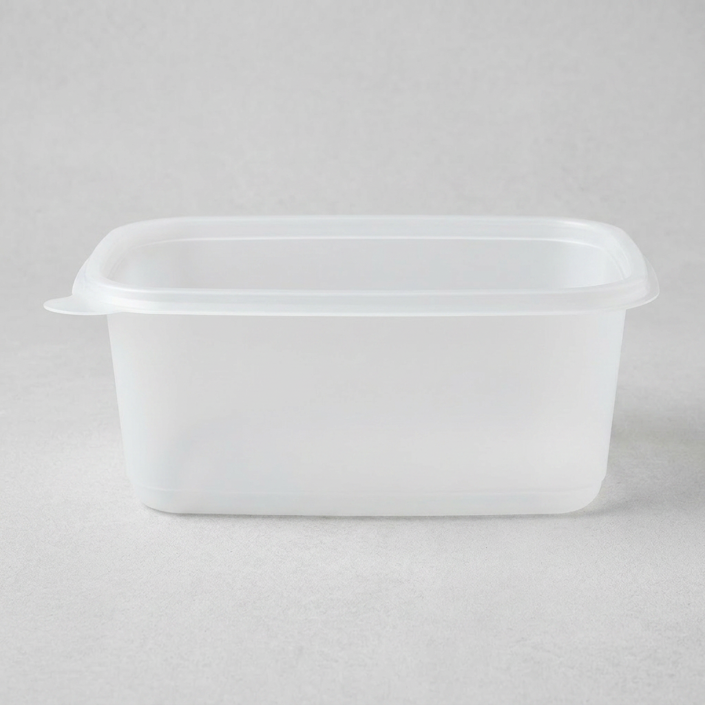 일용상회 사각 죽용기 세트 특대 JH 1913, 반투명, 1250ml, 50세트